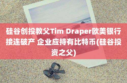 硅谷创投教父Tim Draper欧美银行接连破产 企业应持有比特币(硅谷投资之父)