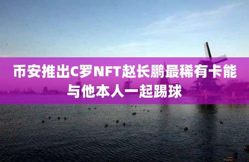 币安推出C罗NFT赵长鹏最稀有卡能与他本人一起踢球