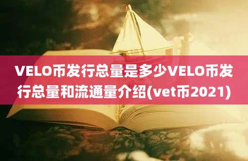 VELO币发行总量是多少VELO币发行总量和流通量介绍(vet币2021)