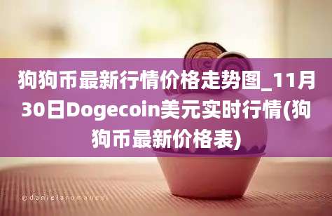 狗狗币最新行情价格走势图_11月30日Dogecoin美元实时行情(狗狗币最新价格表)