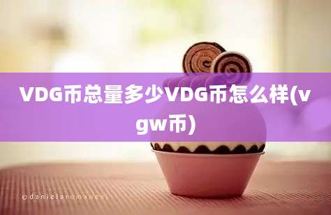 VDG币总量多少VDG币怎么样(vgw币)