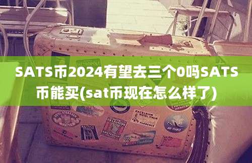 SATS币2024有望去三个0吗SATS币能买(sat币现在怎么样了)