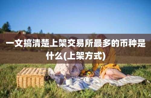 一文搞清楚上架交易所最多的币种是什么(上架方式)