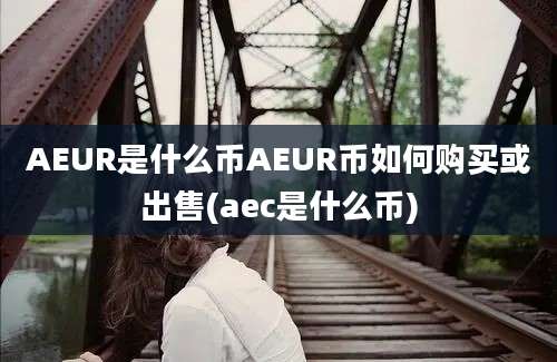 AEUR是什么币AEUR币如何购买或出售(aec是什么币)