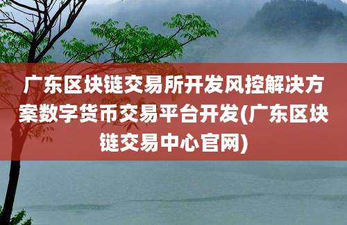 广东区块链交易所开发风控解决方案数字货币交易平台开发(广东区块链交易中心官网)