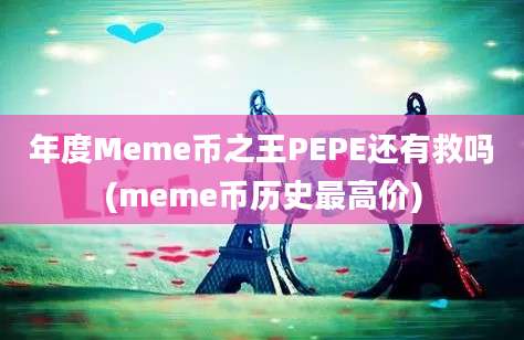 年度Meme币之王PEPE还有救吗(meme币历史最高价)