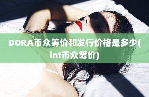 DORA币众筹价和发行价格是多少(int币众筹价)