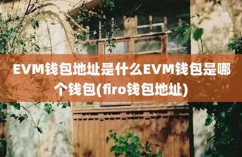 EVM钱包地址是什么EVM钱包是哪个钱包(firo钱包地址)