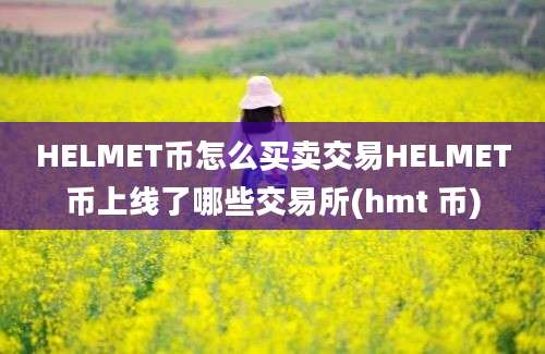 HELMET币怎么买卖交易HELMET币上线了哪些交易所(hmt 币)