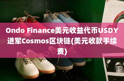 Ondo Finance美元收益代币USDY进军Cosmos区块链(美元收款手续费)