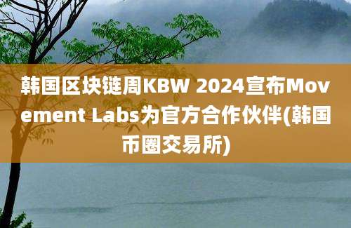 韩国区块链周KBW 2024宣布Movement Labs为官方合作伙伴(韩国币圈交易所)