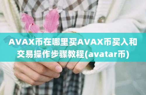 AVAX币在哪里买AVAX币买入和交易操作步骤教程(avatar币)