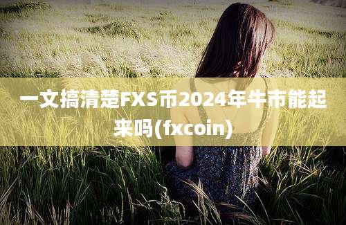 一文搞清楚FXS币2024年牛市能起来吗(fxcoin)