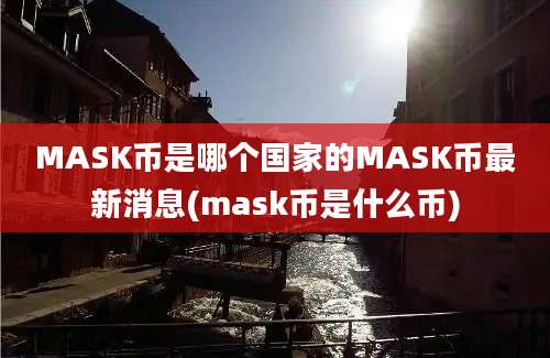 MASK币是哪个国家的MASK币最新消息(mask币是什么币)