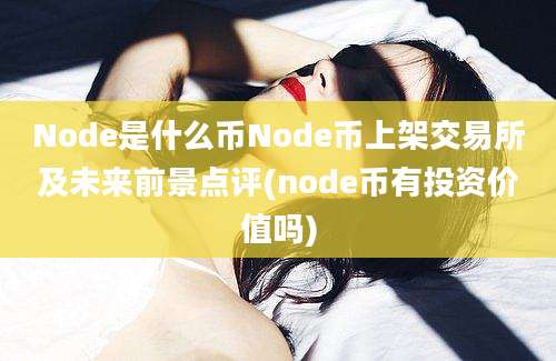 Node是什么币Node币上架交易所及未来前景点评(node币有投资价值吗)