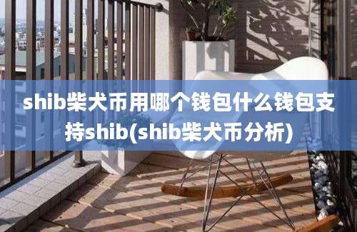 shib柴犬币用哪个钱包什么钱包支持shib(shib柴犬币分析)