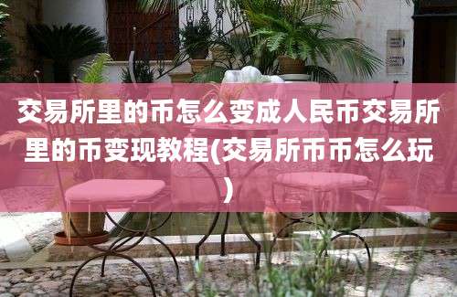 交易所里的币怎么变成人民币交易所里的币变现教程(交易所币币怎么玩)