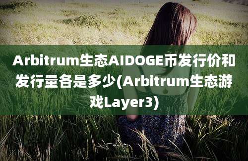 Arbitrum生态AIDOGE币发行价和发行量各是多少(Arbitrum生态游戏Layer3)