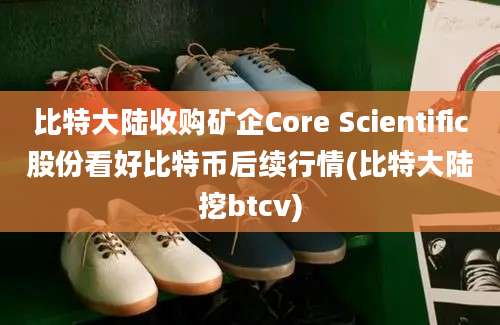 比特大陆收购矿企Core Scientific股份看好比特币后续行情(比特大陆挖btcv)