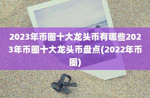 2023年币圈十大龙头币有哪些2023年币圈十大龙头币盘点(2022年币圈)