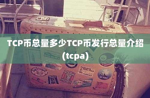 TCP币总量多少TCP币发行总量介绍(tcpa)