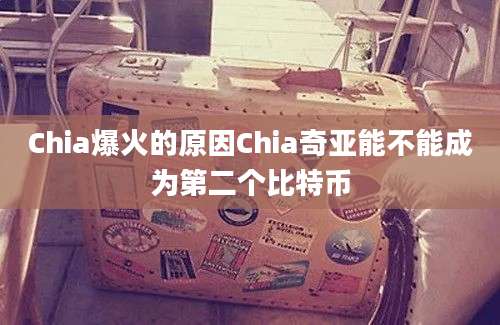 Chia爆火的原因Chia奇亚能不能成为第二个比特币