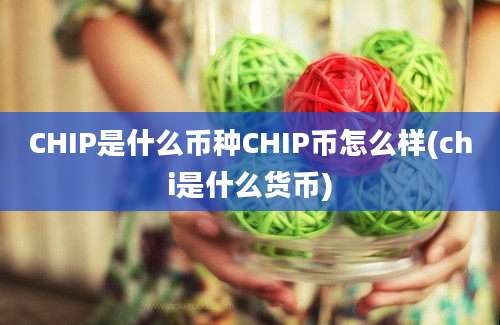 CHIP是什么币种CHIP币怎么样(chi是什么货币)