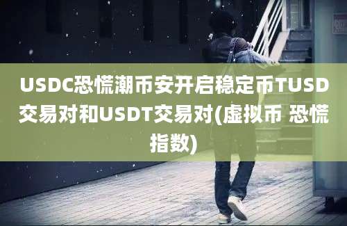 USDC恐慌潮币安开启稳定币TUSD交易对和USDT交易对(虚拟币 恐慌指数)