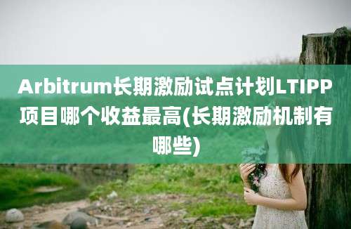 Arbitrum长期激励试点计划LTIPP项目哪个收益最高(长期激励机制有哪些)