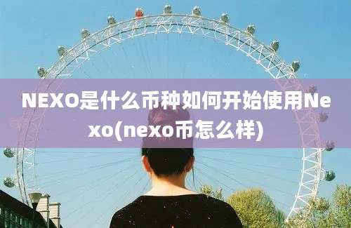 NEXO是什么币种如何开始使用Nexo(nexo币怎么样)