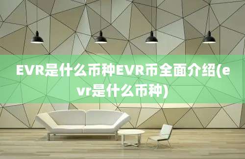 EVR是什么币种EVR币全面介绍(evr是什么币种)