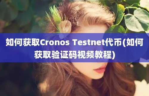 如何获取Cronos Testnet代币(如何获取验证码视频教程)