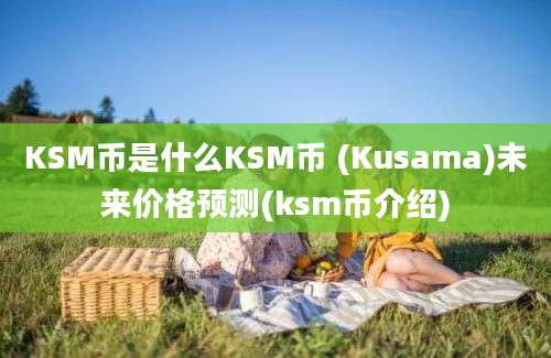 KSM币是什么KSM币 (Kusama)未来价格预测(ksm币介绍)