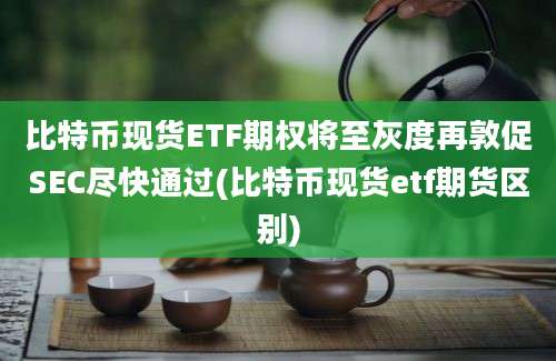 比特币现货ETF期权将至灰度再敦促SEC尽快通过(比特币现货etf期货区别)