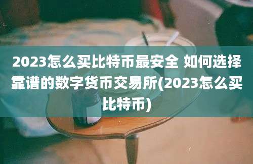 2023怎么买比特币最安全 如何选择靠谱的数字货币交易所(2023怎么买比特币)