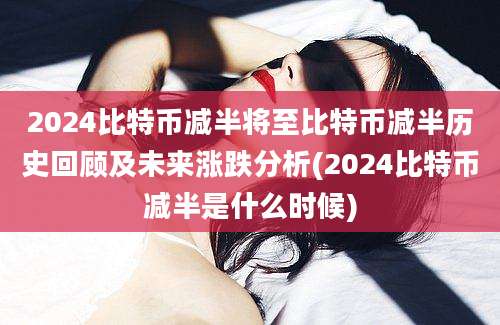 2024比特币减半将至比特币减半历史回顾及未来涨跌分析(2024比特币减半是什么时候)