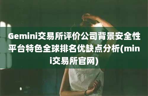 Gemini交易所评价公司背景安全性平台特色全球排名优缺点分析(mini交易所官网)