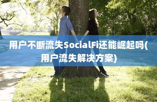 用户不断流失SocialFi还能崛起吗(用户流失解决方案)