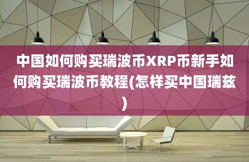 中国如何购买瑞波币XRP币新手如何购买瑞波币教程(怎样买中国瑞兹)