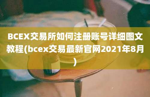 BCEX交易所如何注册账号详细图文教程(bcex交易最新官网2021年8月)