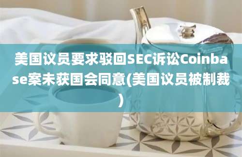 美国议员要求驳回SEC诉讼Coinbase案未获国会同意(美国议员被制裁)