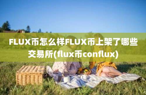 FLUX币怎么样FLUX币上架了哪些交易所(flux币conflux)