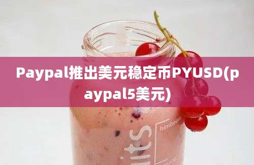 Paypal推出美元稳定币PYUSD(paypal5美元)