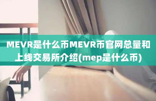 MEVR是什么币MEVR币官网总量和上线交易所介绍(mep是什么币)