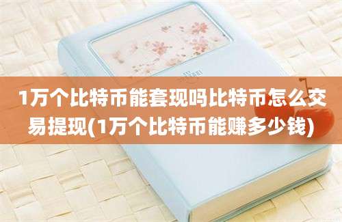 1万个比特币能套现吗比特币怎么交易提现(1万个比特币能赚多少钱)