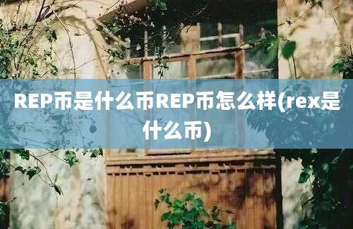 REP币是什么币REP币怎么样(rex是什么币)