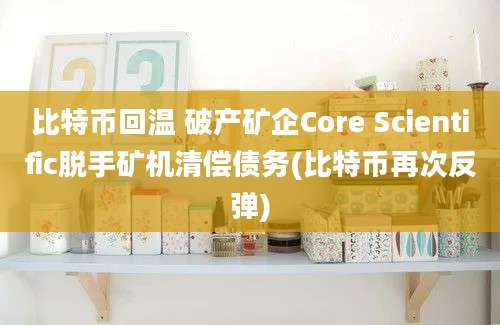 比特币回温 破产矿企Core Scientific脱手矿机清偿债务(比特币再次反弹)