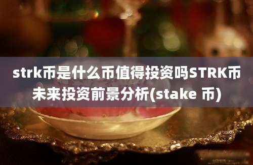 strk币是什么币值得投资吗STRK币未来投资前景分析(stake 币)