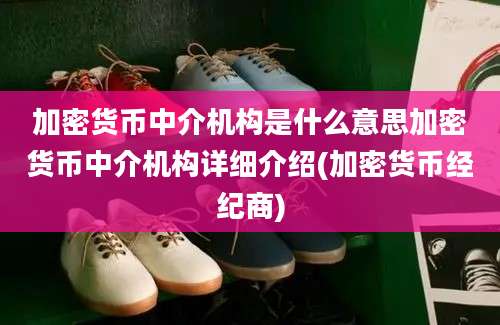 加密货币中介机构是什么意思加密货币中介机构详细介绍(加密货币经纪商)