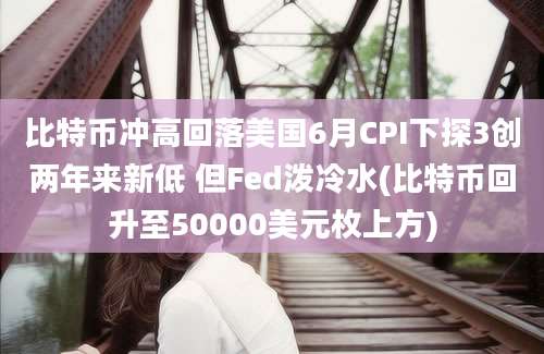 比特币冲高回落美国6月CPI下探3创两年来新低 但Fed泼冷水(比特币回升至50000美元枚上方)